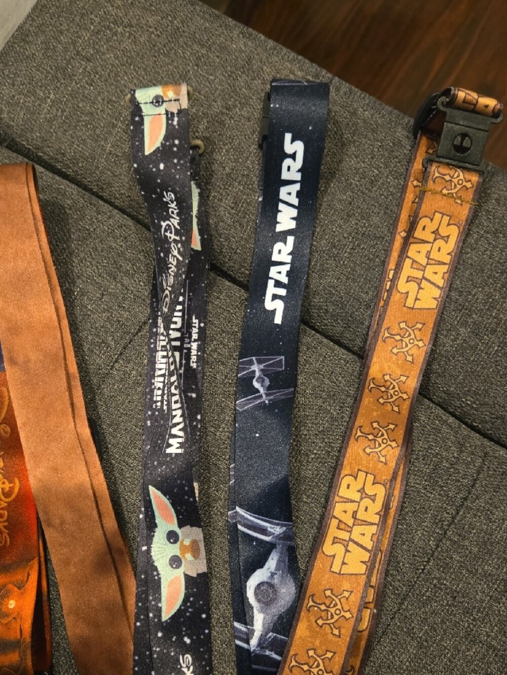 Disney Parks Lanyards with Clips StarWars Mandalorian #5 - Picture 2 of 6